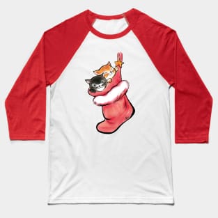 Xmas cats in socks Baseball T-Shirt